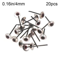 20Pcs Transparent Needle Felting Eyes Doll Glass Eyes For DIY Bears Animals Kids Toys Accessories 3/4/5/6/7/8/9/10mm