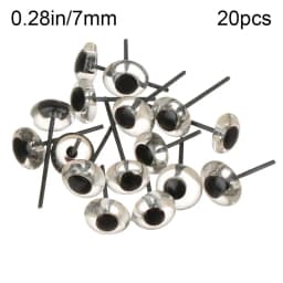 20Pcs Transparent Needle Felting Eyes Doll Glass Eyes For DIY Bears Animals Kids Toys Accessories 3/4/5/6/7/8/9/10mm