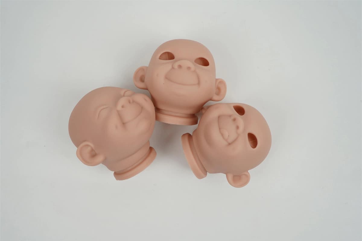 10-12 inch Mini Reborn Doll Kit 3 pieces Mini Triplet Unfinished Doll Parts with Body and eyes