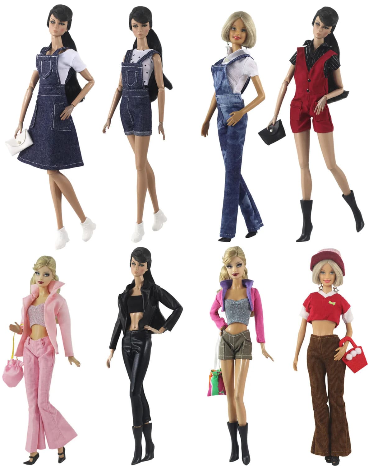 1 Set Doll Clothes 1:6 Scale Dress Outfit for 11.5 Inch 30cm Doll Many Style for Choice Gifts for Girls Doll Accessories #10