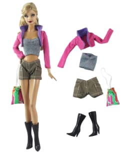 1 Set Doll Clothes 1:6 Scale Dress Outfit for 11.5 Inch 30cm Doll Many Style for Choice Gifts for Girls Doll Accessories #10