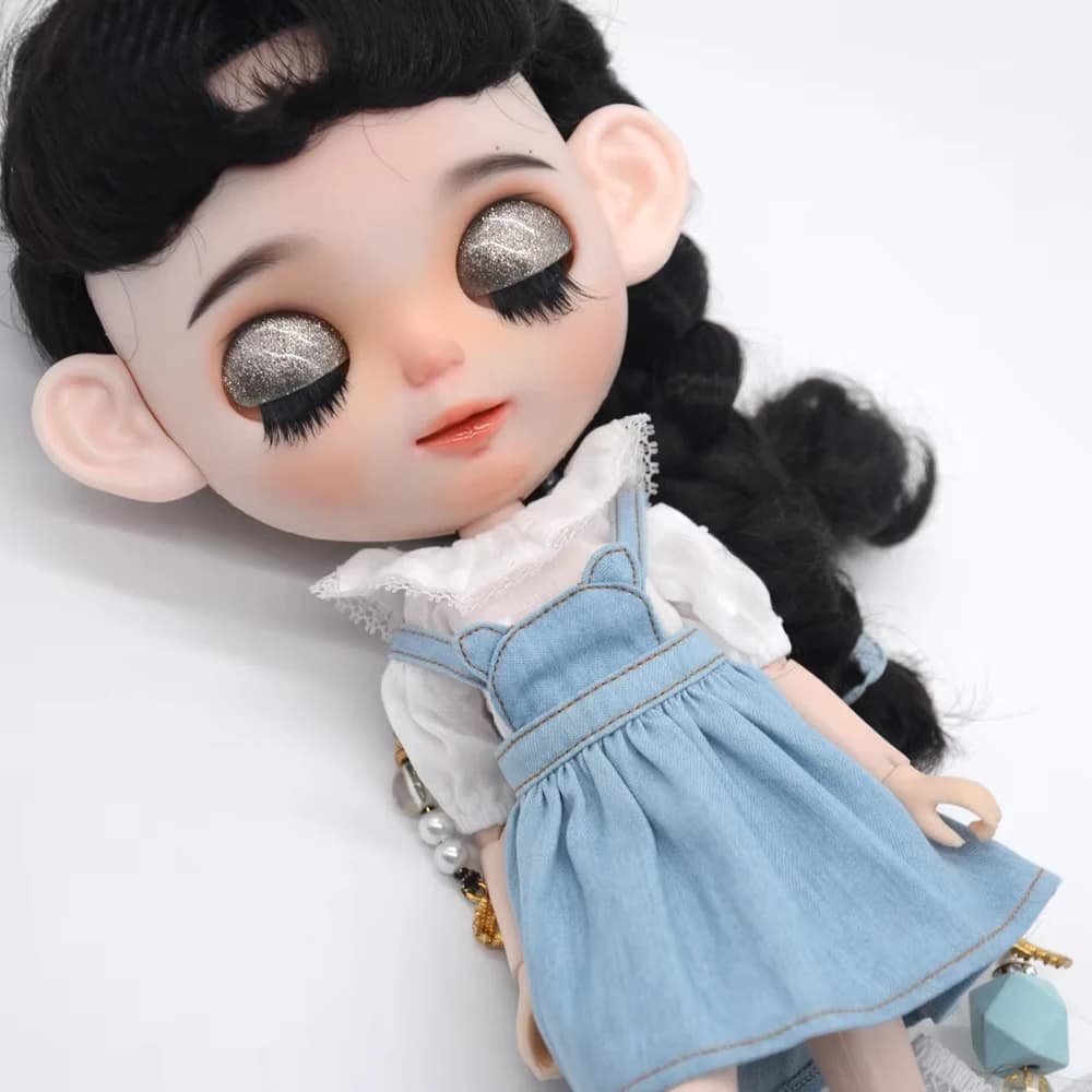 28-30cm Blyth Doll Clothes Fashion Shirts, T-Shirts, Denim Skirts Shoes for Azone OB FR Girl Toys Gift