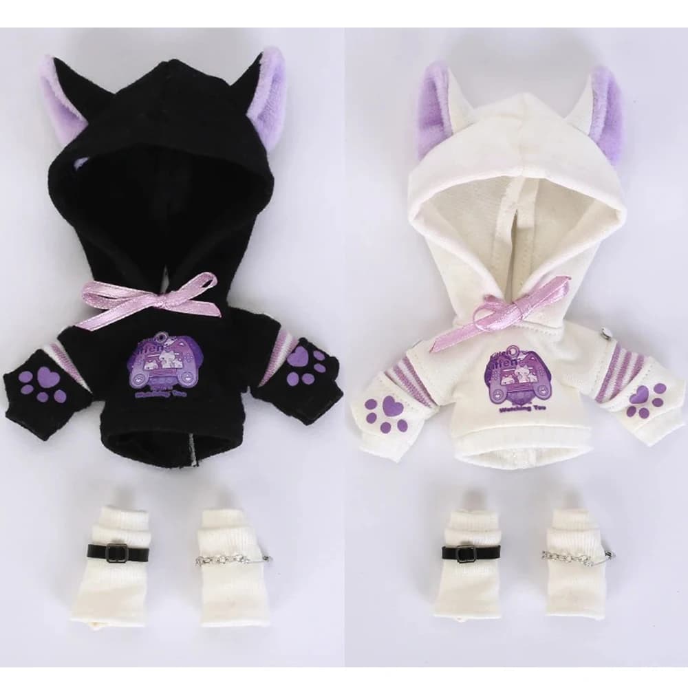 Ob11 Doll Cat Hoodie Clothes Cat Game Console Jacket Accessories For Molly , Ymy Body, p9, Gsc, Obitsu11 ,Ufdoll,1/12Bjd Doll