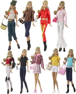 1 Set Doll Clothes 1:6 Scale Dress Outfit for 11.5 Inch 30cm Doll Many Style for Choice Gifts for Girls Doll Accessories #9