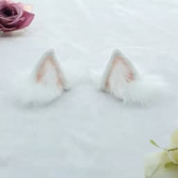 For 20CM Idol Doll Headwear Cute Plush Fur Cat Ear Headband For 14inch Doll Clothes Decor Kids Toys Clothes Accessories