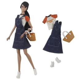 Suspender Jeans Doll Clothes 1:6 Scale Outfit for 11.5 Inch 30cm Doll Many Style for Choice Gifts for Girls Doll Accessories