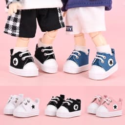 Ob11 Doll Shoes High-top Shoes Canvas Shoes Sports Shoes for Gsc Body, Molly, P9, YMY, 1/12BJD Doll Accessories Toy Casual Shoes