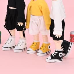 Ob11 Doll Shoes High-top Shoes Canvas Shoes Sports Shoes for Gsc Body, Molly, P9, YMY, 1/12BJD Doll Accessories Toy Casual Shoes