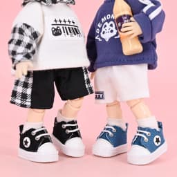 Ob11 Doll Shoes High-top Shoes Canvas Shoes Sports Shoes for Gsc Body, Molly, P9, YMY, 1/12BJD Doll Accessories Toy Casual Shoes