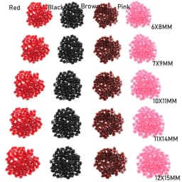 100Pcs Plastic Triangle Nose For Amigurumi Animal Bear Puppet Dolls Toys Safety Doll Nose Crochet Doll Making Accessories