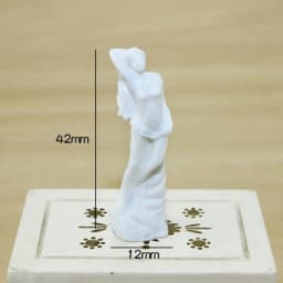 1Pc 1/12 Doll House Miniature Resin Goddess Statue Simulation Furniture Model Toys for Mini Decoration Dollhouse Accessories