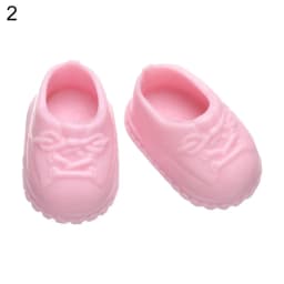 1pairs Fashion Doll Shoes Boots for 1/8 Doll Body PVC Shoe for 8~16cm Dolls Stand Other Accessories