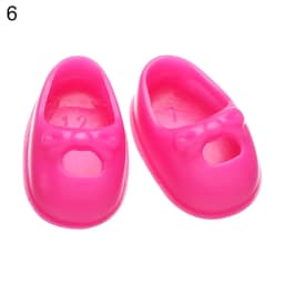 1pairs Fashion Doll Shoes Boots for 1/8 Doll Body PVC Shoe for 8~16cm Dolls Stand Other Accessories