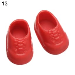 1pairs Fashion Doll Shoes Boots for 1/8 Doll Body PVC Shoe for 8~16cm Dolls Stand Other Accessories