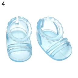 1pairs Fashion Doll Shoes Boots for 1/8 Doll Body PVC Shoe for 8~16cm Dolls Stand Other Accessories