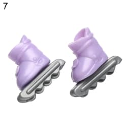 1pairs Fashion Doll Shoes Boots for 1/8 Doll Body PVC Shoe for 8~16cm Dolls Stand Other Accessories