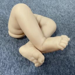 Reborn Blank Doll kit 17-18 Inch Elijah Vinyl Kit Unpainted Unfinished Doll Parts Handmade Toy with cloth body and eyes