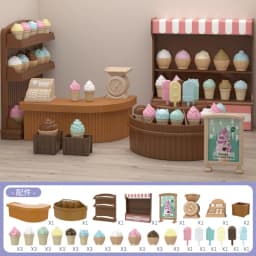 Mini Animal Doll House Free Collocation With Miniature Scene Simulation Furniture Kitc Gifthen Accessories DIY Toys Indoor Gifts