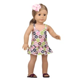 18 Inch American Doll Grl's Fashion Dress Clothes Doughnut Ballet Dancer Suspender Skirt Doll Clothes For 43cm Baby New Born Toy