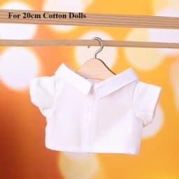 New Fashion Doll Clothes For 10/15/20cm Doll T-shirt Multicolors Doll Hoodies Cute Doll Outfit DIY Doll Accessories