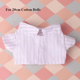 New Fashion Doll Clothes For 10/15/20cm Doll T-shirt Multicolors Doll Hoodies Cute Doll Outfit DIY Doll Accessories