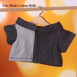 New Fashion Doll Clothes For 10/15/20cm Doll T-shirt Multicolors Doll Hoodies Cute Doll Outfit DIY Doll Accessories