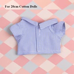 New Fashion Doll Clothes For 10/15/20cm Doll T-shirt Multicolors Doll Hoodies Cute Doll Outfit DIY Doll Accessories