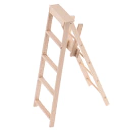 1:12 Dollhouse Wooden Miniature Staircase Mini No Handrail Stairs Furniture Model Decor Toy Doll House Accessories