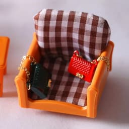 Fashion Miniature Bag For Doll Clothes Accessories Chain Handbag Lady Leather Bag Purse Accessories Dollhouse Girls Gift Toys