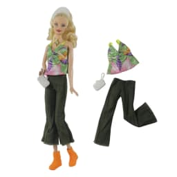 Handmade BABI CLOTHES Leather Clothing Outfit for 11.5 inch 30cm Doll Clothes Many Style Gifts for BABI Doll Accessories 06