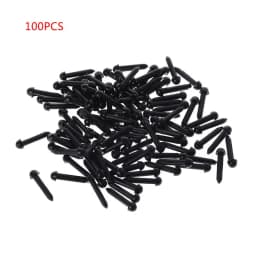 100Pcs 3mm/4mm/5mm/6mm DIY for Doll Puppet Plastic Black Pin Safety Eyes For Han