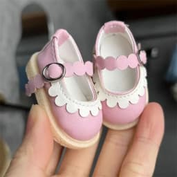 Cute 30cm Doll Shoes Princess Shoes 1/6 Bjd Doll Shoes 4 To 4.5cm Foot Wear Doll Accessories Girl Kids Toy Gift