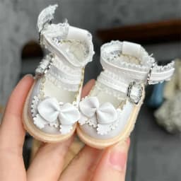 Cute 30cm Doll Shoes Princess Shoes 1/6 Bjd Doll Shoes 4 To 4.5cm Foot Wear Doll Accessories Girl Kids Toy Gift