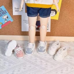 Cute 30cm Doll Shoes Princess Shoes 1/6 Bjd Doll Shoes 4 To 4.5cm Foot Wear Doll Accessories Girl Kids Toy Gift