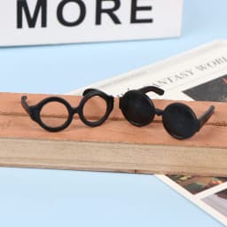 20Pcs Retro Metal Round Doll Glasses Frame Lensless Miniature Eyewear Great Collection Cool Eyeglasses For Blythe Doll Accessori