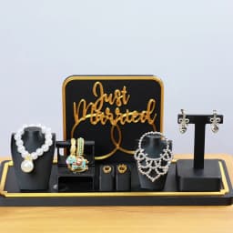 Doll House Miniature Western Style Jewelry Display Box Simulation Necklace Model