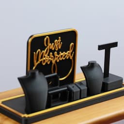 Doll House Miniature Western Style Jewelry Display Box Simulation Necklace Model