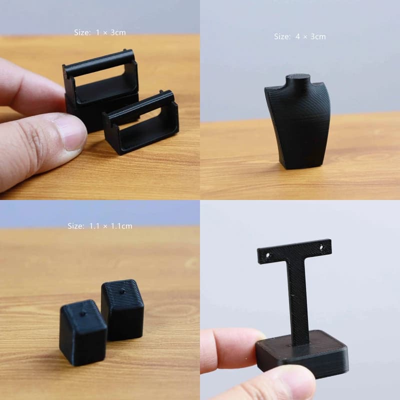 Doll House Miniature Western Style Jewelry Display Box Simulation Necklace Model