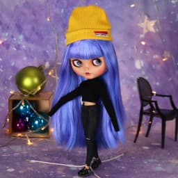 Outfits For ICY DBS Blyth Doll Fashion Clothes Cool Dress Black Sport Suit 1/6 BJD Azone S OB24