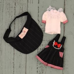 Outfits For ICY DBS Blyth Doll Fashion Clothes Cool Dress Black Sport Suit 1/6 BJD Azone S OB24