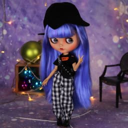 Outfits For ICY DBS Blyth Doll Fashion Clothes Cool Dress Black Sport Suit 1/6 BJD Azone S OB24