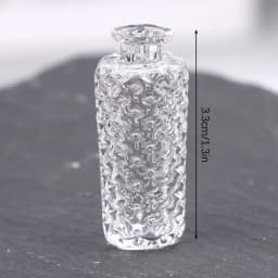 1:12 Dollhouse Miniature Glass Vase Dessert Cup Wine Bottle Wishing Bottle W/Corked Home Decor Toy Doll House Accessories