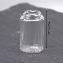 1:12 Dollhouse Miniature Glass Vase Dessert Cup Wine Bottle Wishing Bottle W/Corked Home Decor Toy Doll House Accessories