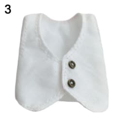Ob11 Doll Clothes Fashion Tops Gentleman's Vest Boys Girls Casual Wear Shirts Obitsu 11 Dolls Accessories Kids Toys