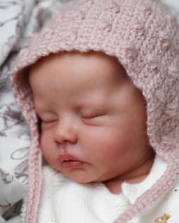 18inches Reborn Kit Delilah Newborn Sleeping Baby Unfinished Unpainted Doll Parts Reborn Vinyl Doll Kit Bebé Reborn