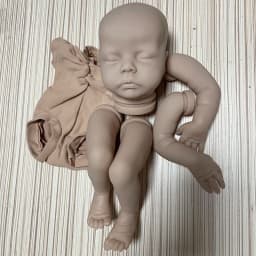 18inches Reborn Kit Delilah Newborn Sleeping Baby Unfinished Unpainted Doll Parts Reborn Vinyl Doll Kit Bebé Reborn
