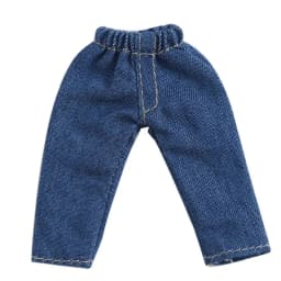 Fashion Clothes Trousers For 1/11 OB11 Dolls 1/12 Bjd Doll Clothes Denim Pants DIY Obitsu 11 Doll Clothes Accessories Toys