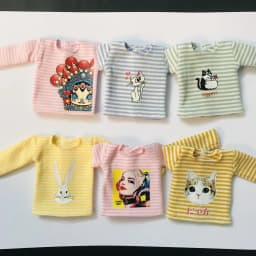 NEW Cute Blyth Clothes Long Sleeve Stripe T-shirt for Blyth 1/6 Dolls Accessories