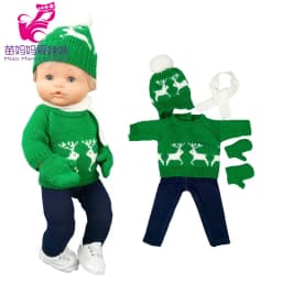 Nenuco Baby Doll Clothes Sweater Hat Scarf Ropa Y Su Hermanita 40cm Baby Doll Outwear Winter Warm Set