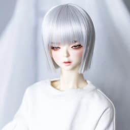 New Style 1/3 1/4 1/6 1/8 Short Cool Straight High Temperature Wire Bjd Wig SD For Doll Hair